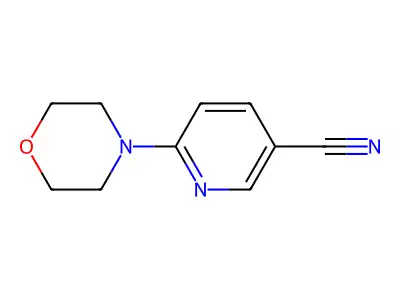 6-Morpholinonicotinonitrile structure