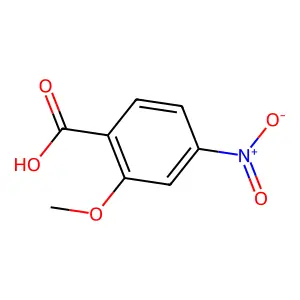 4-硝基邻茴香酸 structure