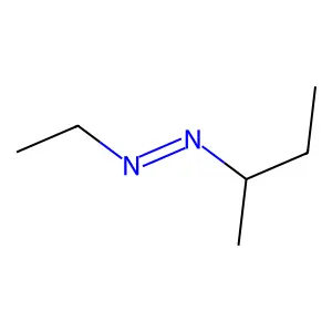 trans-Ethyl-2-butyl-diazene structure