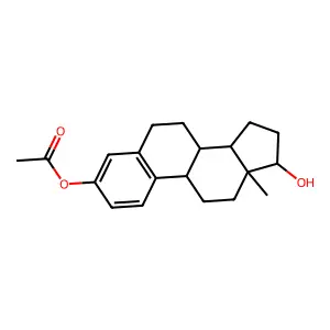 Estradiol acetate structure
