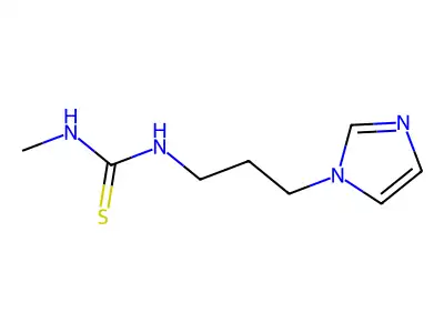 1-(3-(1H-Imidazol-1-yl)propyl)-3-methylthiourea structure