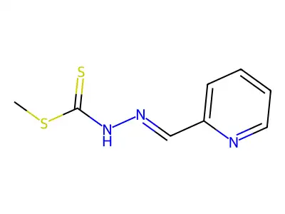 Methyl 2-(2-pyridylmethylene)-hydrazinecarbodithioate structure