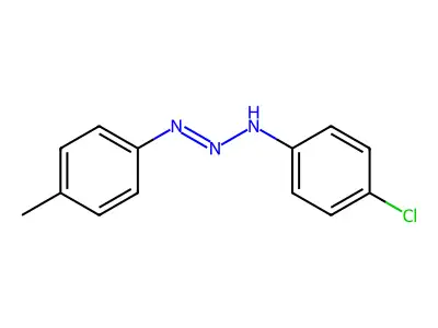 4-chloro-N-[(4-methylphenyl)diazenyl]aniline structure
