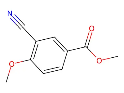 Methyl 3-cyano-4-methoxybenzoate structure