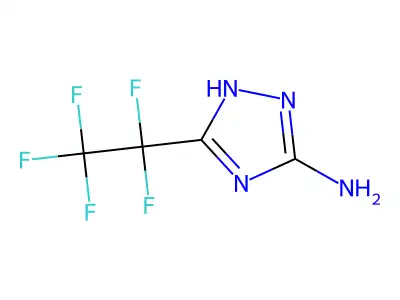 5-Pentafluoroethyl-4h-[1,2,4]triazol-3-ylamine structure