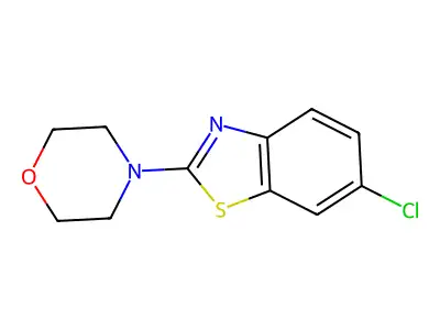 4-(6-Chloro-1,3-benzothiazol-2-yl)morpholine structure