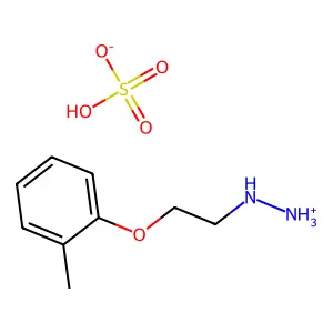 Hydrazine, 1-(2-(o-methylphenoxy)ethyl)-, hydrogen sulfate (1:1) structure