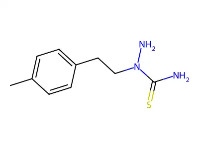 Semicarbazide, 2-(p-methylphenethyl)-3-thio- structure