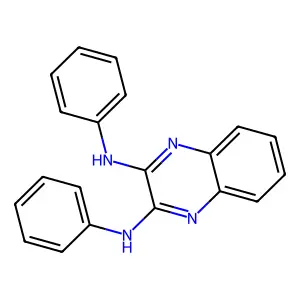 2,3-Quinoxalinediamine, N,N'-diphenyl- structure