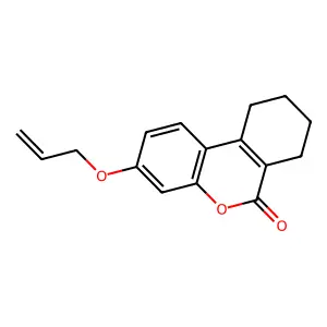 3-Allyloxy-7,8,9,10-tetrahydro-benzo[c]chromen-6-one structure