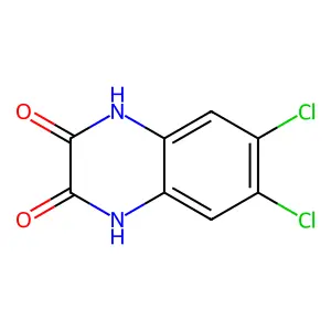 2,3-二羟基-6,7-二氯喹喔啉 structure