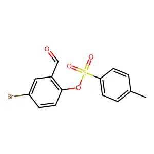 4-Bromo-2-formylphenyl 4-methylbenzenesulfonate structure