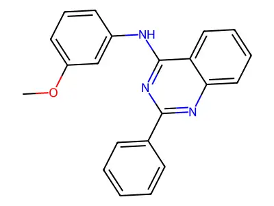 N-(3-methoxyphenyl)-2-phenylquinazolin-4-amine structure