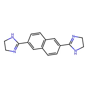 2,6-Bis(4,5-dihydro-1h-imidazol-2-yl)naphthalene structure