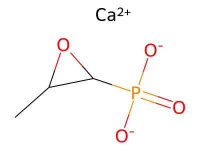 calcium;[(2S,3R)-3-methyloxiran-2-yl]-dioxido-oxo-lambda5-phosphane structure