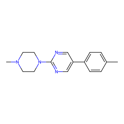 5-(4-Methylphenyl)-2-(4-methylpiperazin-1-yl)pyrimidine structure