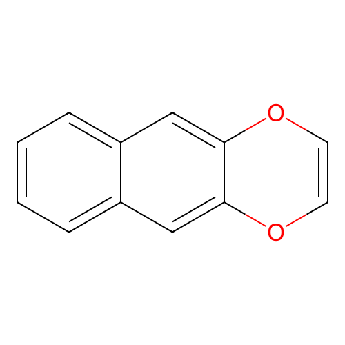 Naphtho(2,3-b)-1,4-dioxin structure
