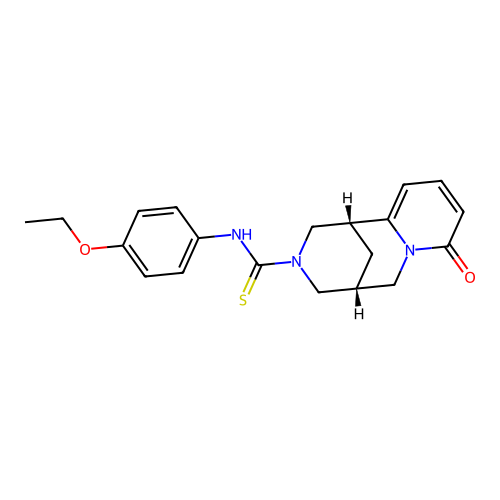 (1R,5R)-N-(4-Ethoxyphenyl)-1,5,6,8-tetrahydro-8-oxo-1,5-methano-2H-pyrido[1,2-a][1,5]diazocine-3(4H)-carbothioamide structure