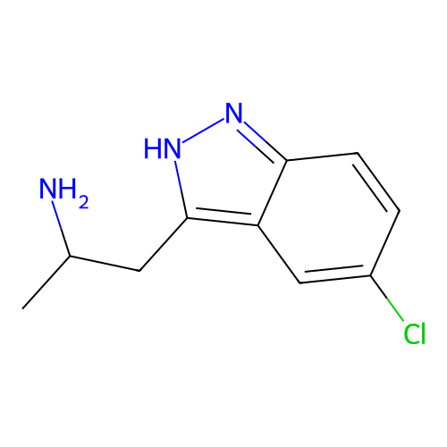 1-(5-chloro-2H-indazol-3-yl)propan-2-amine structure
