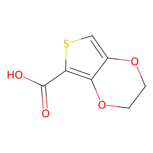2,3-Dihydrothieno(3,4-b)(1,4)dioxine-5-carboxylic acid structure