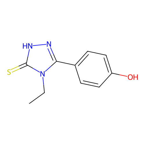 4-(4-Ethyl-5-sulfanyl-1,2,4-triazol-3-yl)phenol structure