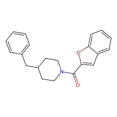 1-(1-Benzofuran-2-carbonyl)-4-benzylpiperidine structure