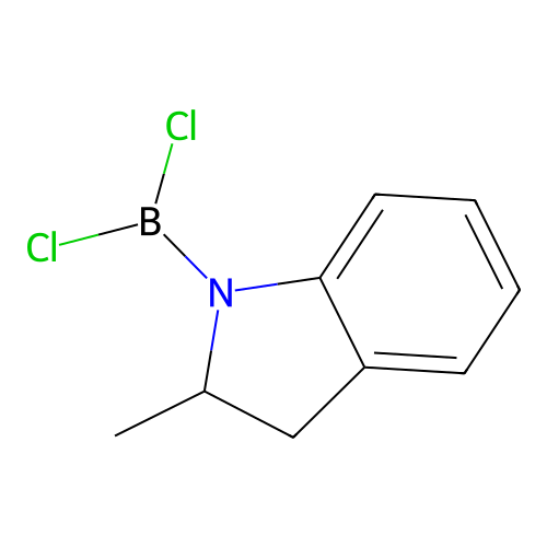 Indole, 1-(dichloroboryl)-2,3-dihydro-2-methyl- structure