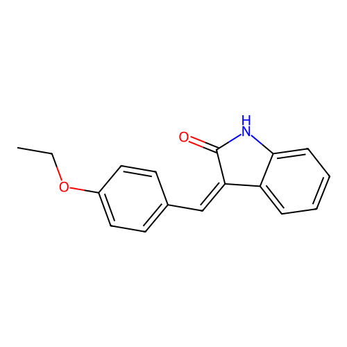 3-[(4-ethoxyphenyl)methylidene]-1H-indol-2-one structure