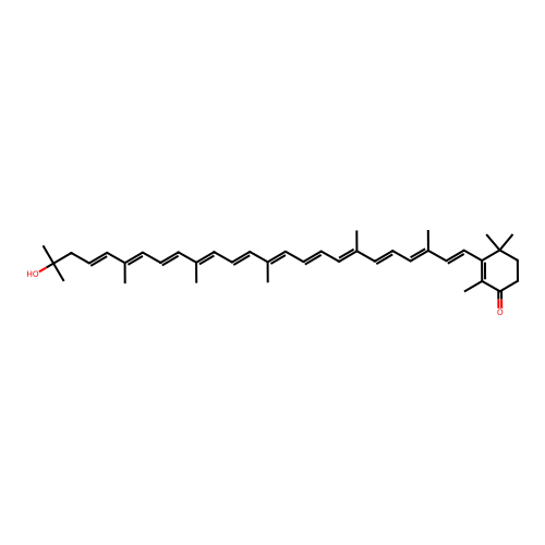 Deoxyflexixanthin structure