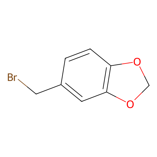 1,3-Benzodioxole, 5-(bromomethyl)- structure