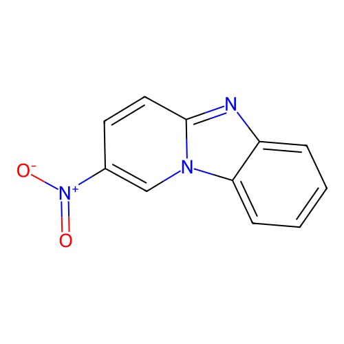 2-Nitropyrido[1,2-a]benzimidazole structure