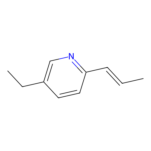 5-Ethyl-2-prop-1-enylpyridine structure