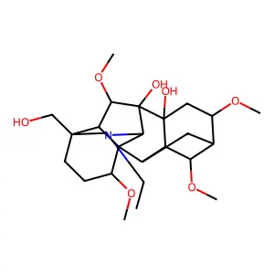 狼毒乌头碱 structure