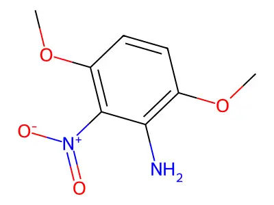 3,6-Dimethoxy-2-nitroaniline structure