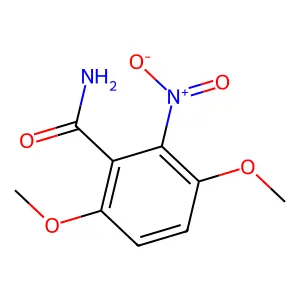 3,6-Dimethoxy-2-nitrobenzamide structure