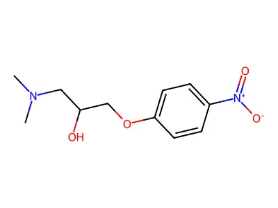 1-(Dimethylamino)-3-(4-nitrophenoxy)propan-2-ol structure