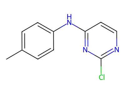 2-chloro-N-(4-methylphenyl)pyrimidin-4-amine structure