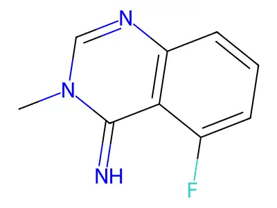 5-fluoro-3-methylquinazolin-4(3H)-imine structure