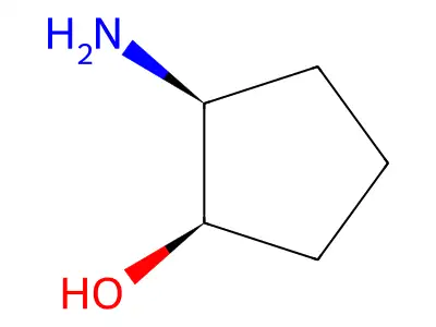 2-AMINOCYCLOPENTANOL structure