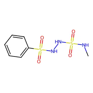 2-(Methylaminosulfonyl)-1-(phenylsulfonyl)hydrazine structure