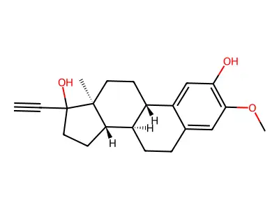 2-Hydroxymestranol structure