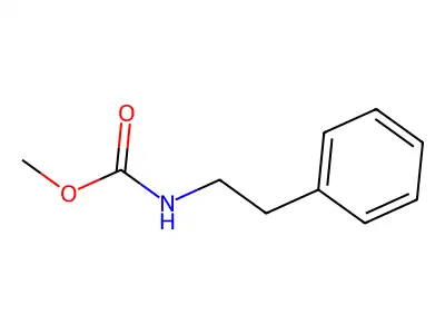 Methyl phenethylcarbamate structure