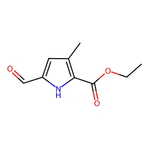 ethyl 5-formyl-3-methyl-1H-pyrrole-2-carboxylate structure