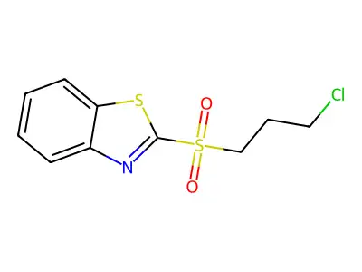 2-(3-Chloropropanesulfonyl)-1,3-benzothiazole structure