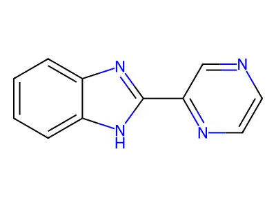 2-Pyrazinylbenzimidazole structure
