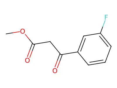 Methyl 3-fluorobenzoylacetate structure
