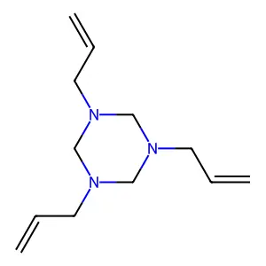 1,3,5-Triallylhexahydro-1,3,5-triazine structure