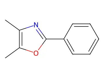 4,5-Dimethyl-2-phenyl-1,3-oxazole structure