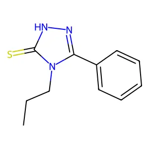 5-phenyl-4-propyl-4H-1,2,4-triazole-3-thiol structure