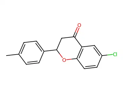 6-Chloro-4'-methylflavanone structure